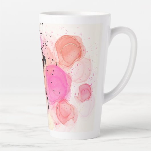 Oiseaux colorés Abstraits motif mug (Droite)