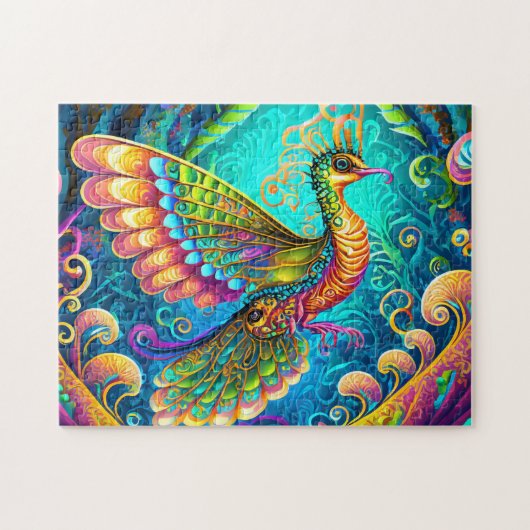 Oiseaux colorés Art Puzzles modernes Puzzles audac (Horizontal)