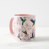 Oiseaux colorés Flying Mug Orchid Floweers (Devant gauche)