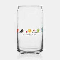 Oiseaux colorés Verre Tumbler