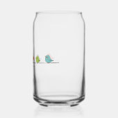 Oiseaux colorés Verre Tumbler (Gauche)