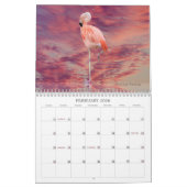 Oiseaux communs dans l'aquarelle Calendrier artist (Feb 2026)