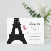 Oiseaux d'amour noirs RSVP (Debout devant)