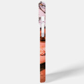 Oiseaux d'animaux Spoonbill rose iPhone / coque ip (Verso / Gauche)