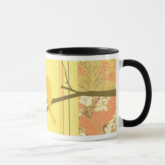 Oiseaux dans la tasse d'amour