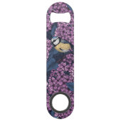 Oiseaux dans le jardin violet lilas (Dos)