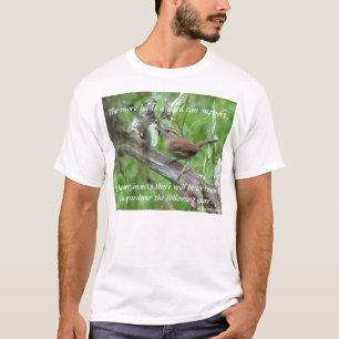Oiseaux dans le T-shirt de jardins
