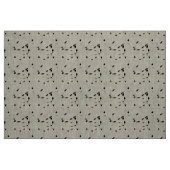 Oiseaux dans le tissu de lin de vol (Fat Quarter)