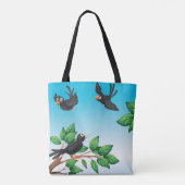 Oiseaux Dans Un Sac fourre-tout D'Arbre (Dos)