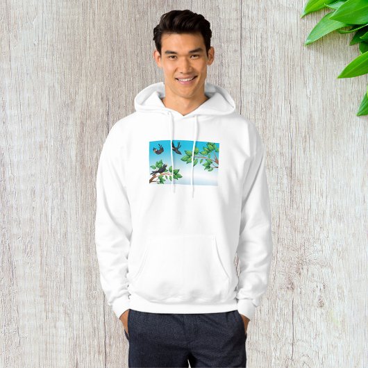 Oiseaux Dans Un Sweat - shirt à capuche D'Arbre