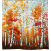 Oiseaux d'automne rideau de douche (Devant)