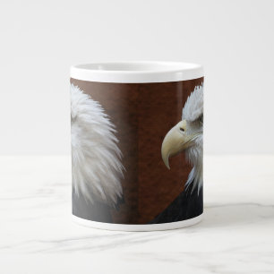 Oiseaux de Bald Eagle Animaux sauvages Jumbo Mug