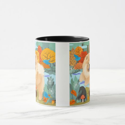 OISEAUX DE BONHEUR Chow Mug (Centre)