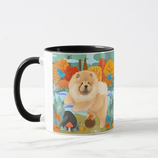 OISEAUX DE BONHEUR Chow Mug (Gauche)