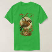 oiseaux de caille TShirt (Design devant)