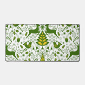 Oiseaux de cerfs en fleurs de Noël or (Recto)