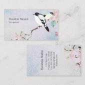 Oiseaux de détente - Cartes de visite (Devant / Derrière)