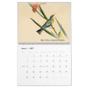 Oiseaux de fauvettes de John Audubon de calendrier (Mar 2027)