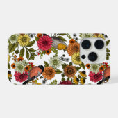 Oiseaux de jardin et fleurs 1 (Verso Horizontal)