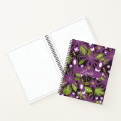 Oiseaux de la Jungle Violet Atténué Cahier de Note (Intérieur)