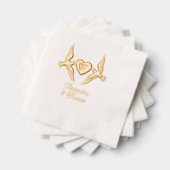 Oiseaux de l'amour 1 Monogramme du cœur du nom du (Insitu (empilé))