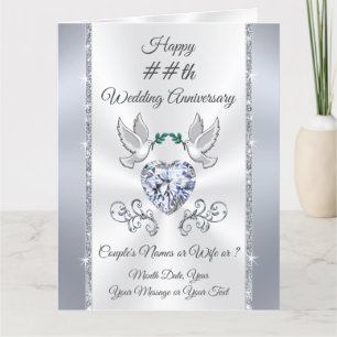 Oiseaux de l'amour Cœur de diamant, Cartes d'anniv