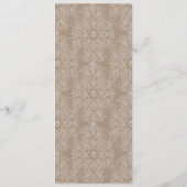 Oiseaux de l'amour et dentelle - Menu ou faire-par (Dos)