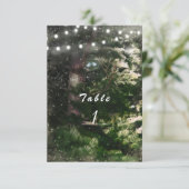 Oiseaux de l'amour + Numéro de table de mariage no (Debout devant)