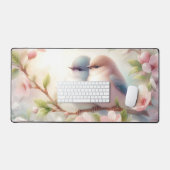 Oiseaux de l'amour romantiques Branche de fleurs d (Clavier et souris)