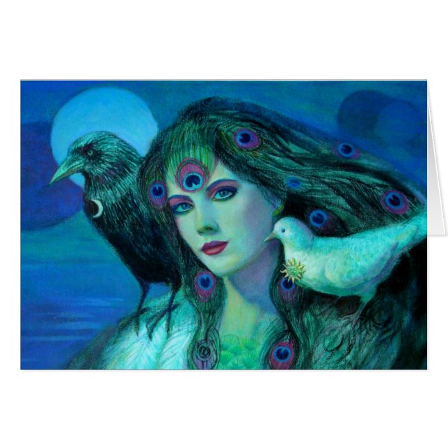 "Oiseaux de Madame de paon de dualité " (Devant horizontal)