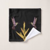 Oiseaux de mer Fleur jaune (Gant de toilette)
