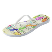 Oiseaux de musique tongs flops (Incliné)