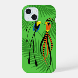 Oiseaux de paradis aux couleurs vives