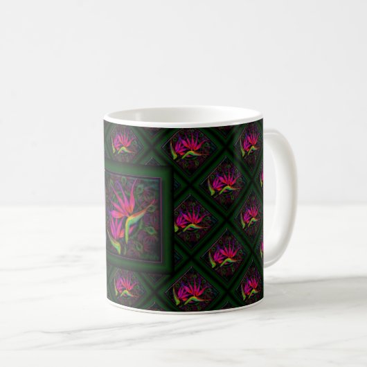 Oiseaux de Paradise Mug (Devant droit)