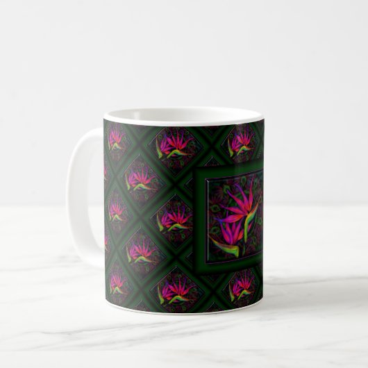 Oiseaux de Paradise Mug (Devant gauche)