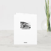 OISEAUX DE PEUR Cartes de voeux (Dos)