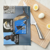 Oiseaux de Prey serviette de cuisine 25 (Quart Plié)