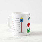 Oiseaux de Sip et de plan de tasse de café (Devant gauche)