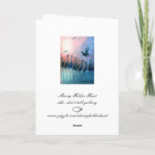 Oiseaux D'Eau, Avec Sympathie... Carte (Dos)