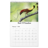 Oiseaux des cadeaux annuels d'oiseau du calendrier (Feb 2026)