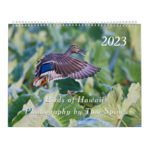 Oiseaux d'Hawaï - Calendrier 2023