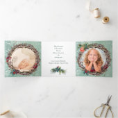 Oiseaux d'hiver Pine Wreath Modèle photo Noël (Intérieur)