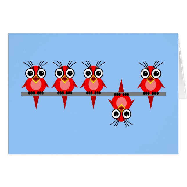 oiseaux drôles (Devant horizontal)