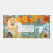 OISEAUX DU BONHEUR Chow Desk Mat (Clavier et souris)