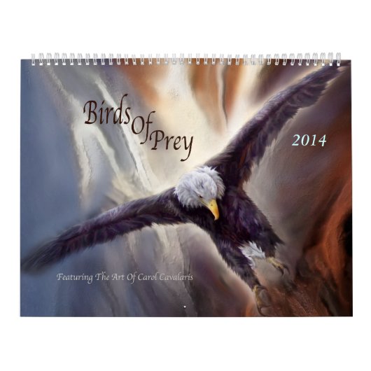 Oiseaux du calendrier 2014 d'art de proie (Protection)