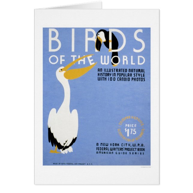 Oiseaux du monde WPA 1938 (Devant)