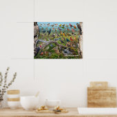 Oiseaux du Québec Poster (Keuken)