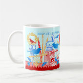 Oiseaux d'un bateau à plume ensemble Mug Aqua (Gauche)
