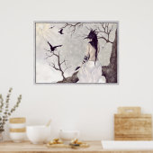 Oiseaux d'une affiche en plumes (Cuisine)