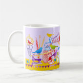 Oiseaux d'une embarcation de plumes ensemble Mug M (Gauche)